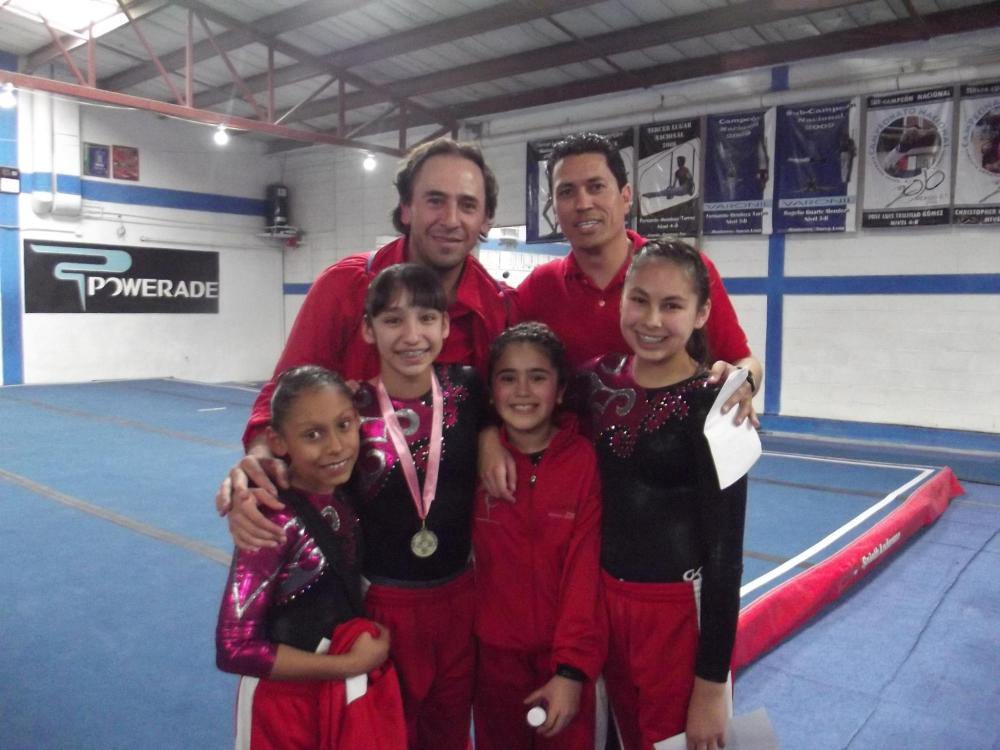 Competidoras del CGR en el Estatal.